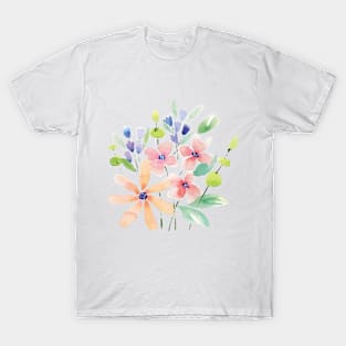 Floral Explosion - Full Size Image T-Shirt